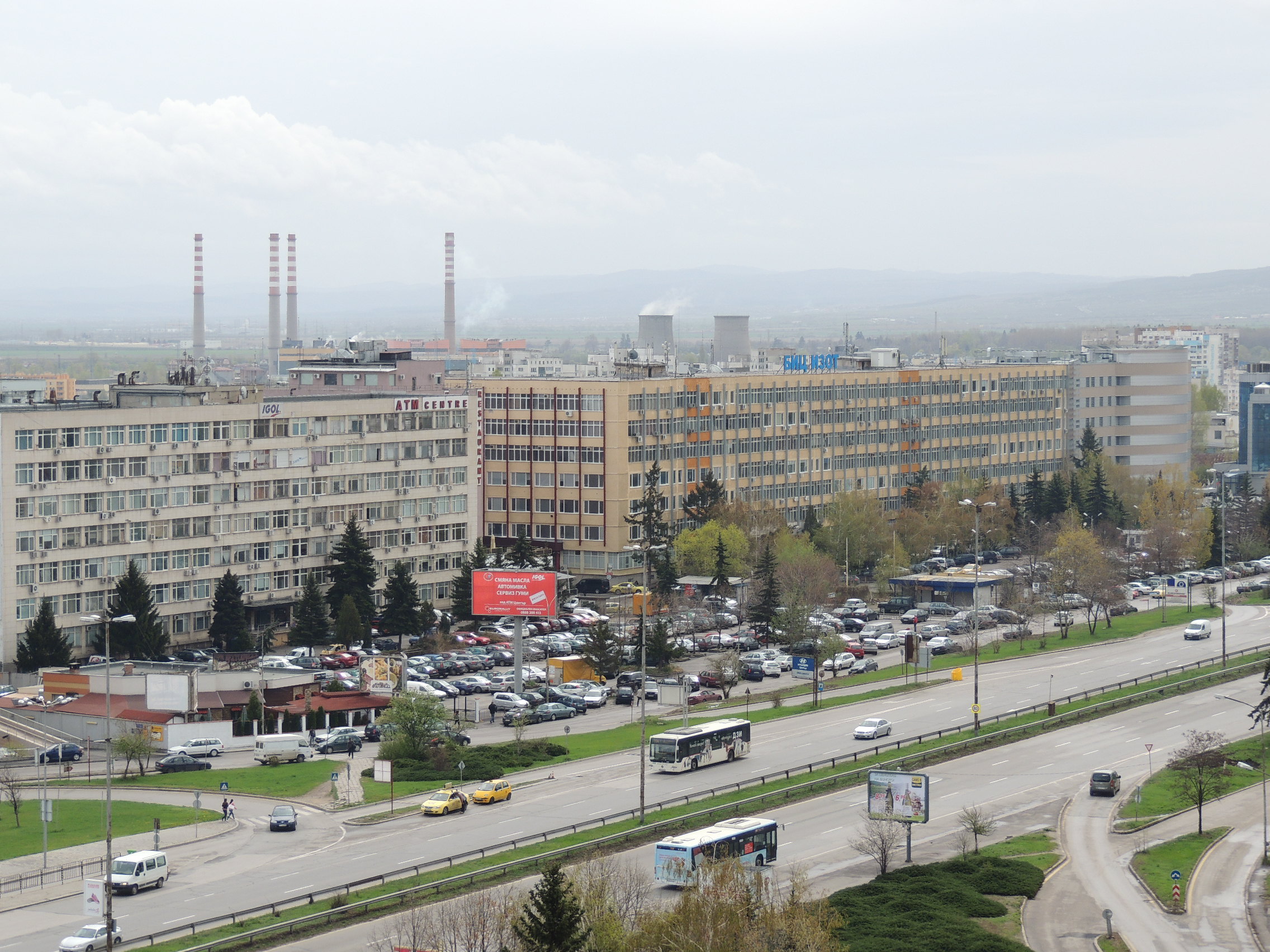 Production Site Sofia View of the Colenta production facility in Sofia from the perspective of the highway