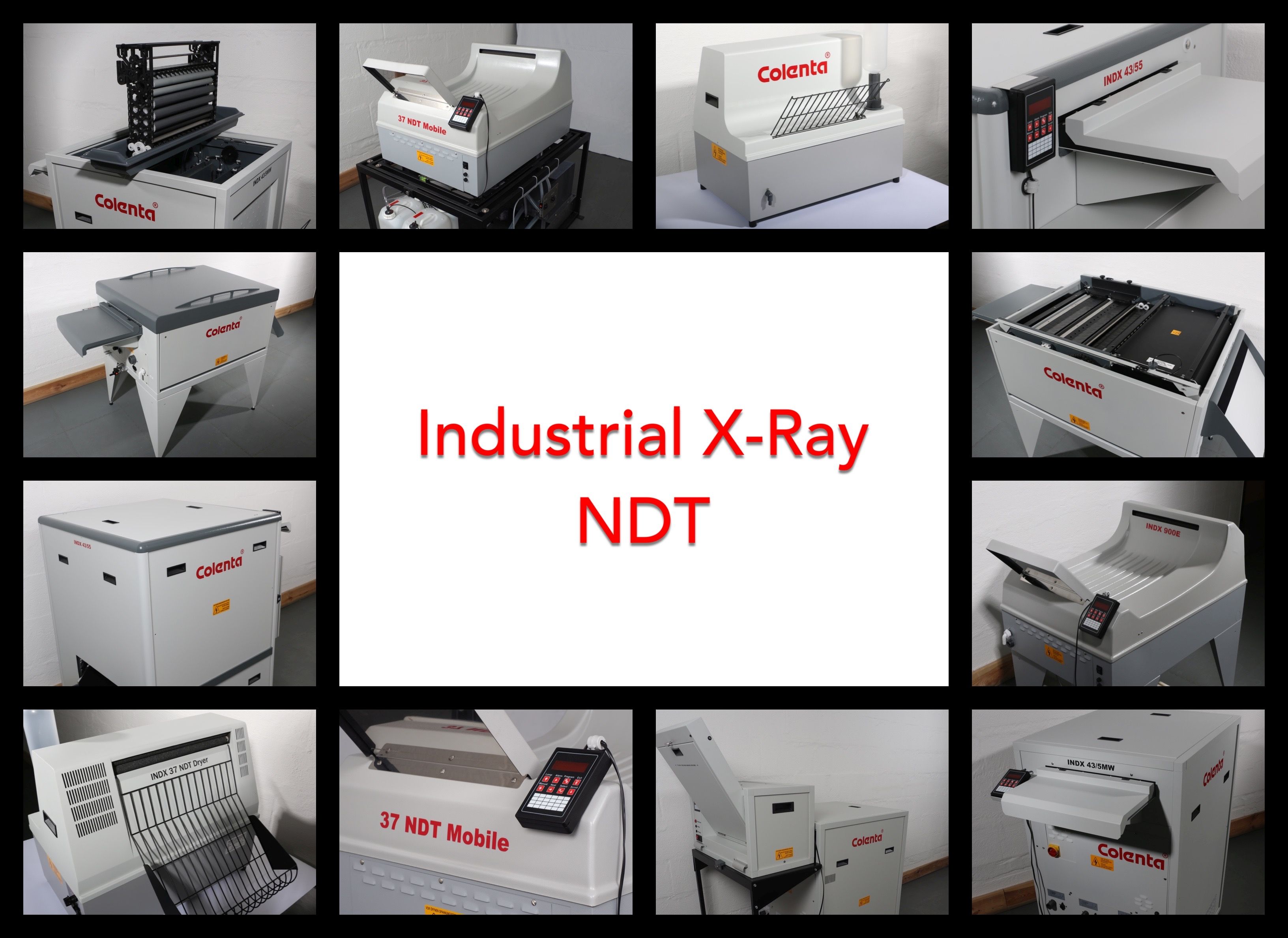 Industrial X-Ray NDT Photo collage of Colenta`s Industrial X-Ray NDT