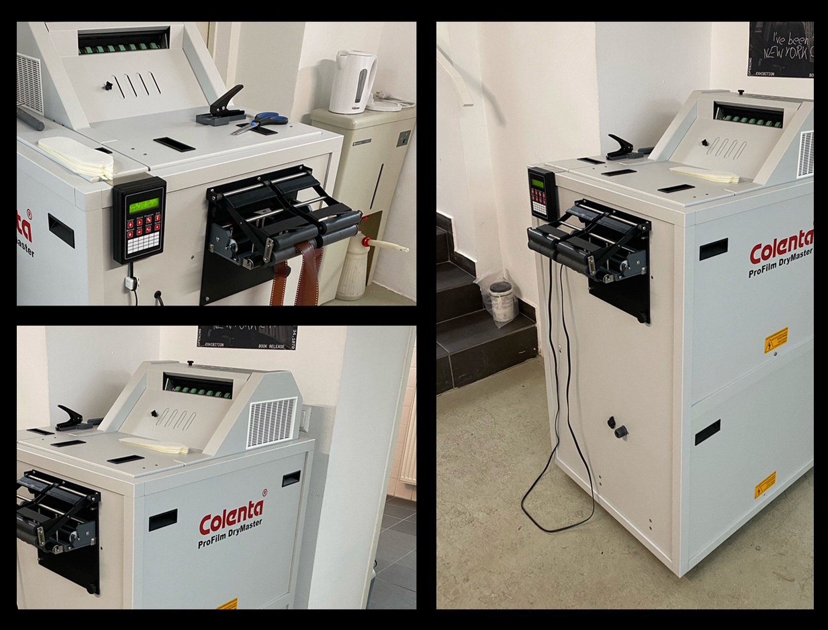 Photo Collage of 3 product pictures of the Colenta Photo Dry Master